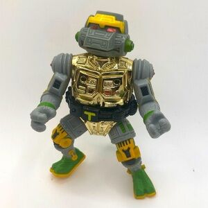 Vtg 80s TMNT Teenage Mutant Ninja Turtles Metalhead w Belt Accesory